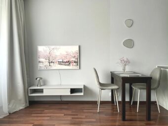 Nowoczesna kawalerka, wokół tereny zielone