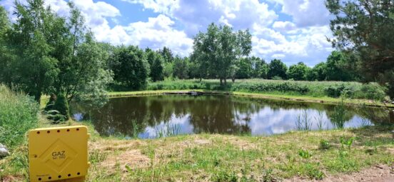 Wyjątkowa działka z własnym stawem w Kłodawie