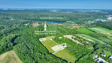 Działka z widokiem, WZ, prądem, 400 m od jeziora