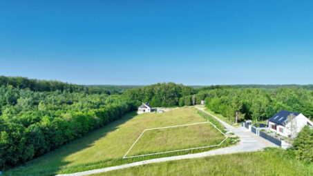 Działka z widokiem, WZ, prądem, 400 m od jeziora