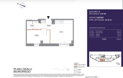 Lokal biurowy 36,06 m² | Alvarium 30 | Gdynia Redł