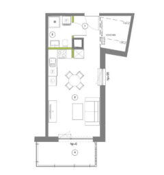 Gotowe do odbioru, duży balkon, okno w kuchni