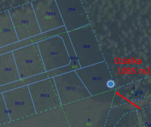 Działki na Kaszubach z granicą Lasu