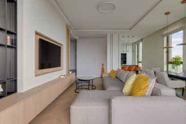 Elegancki, nowy apartament z widokiem na morze
