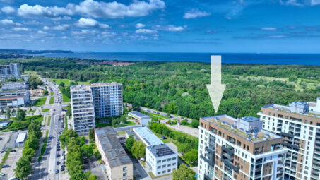 Elegancki, nowy apartament z widokiem na morze