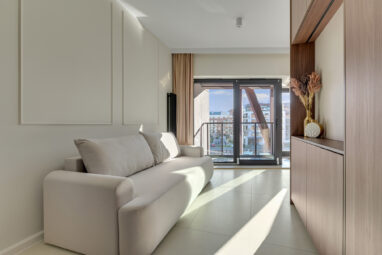 Granaria|studio z widokiem na rzekę|loggia