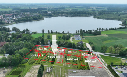 Działki z WZ,  300 m od jeziora Lubichowskiego